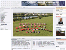 Tablet Screenshot of feuerwehr-maintal.org